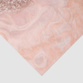 Roos Gold Blush roze geode glitter Tissuepapier (Detail)
