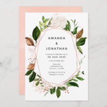 Roos Gold & Blush roze geoenery Weddenschap