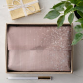 Roos Gold Blush Roze Glam Glitter Tissuepapier (Geschenk)