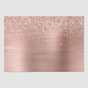 Roos Gold Blush Roze Glam Glitter Tissuepapier