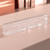 Roos Gold - Blush roze glitter Sparkle Moderne Chi Naambordje