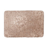 Roos Gold Blush Roze gloed Sparkle Crackle Chic Badmat (Voorkant)