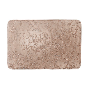 Roos Gold Blush Roze gloed Sparkle Crackle Chic Badmat