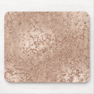 Roos Gold Blush Roze gloed Sparkle Crackle Chic Muismat