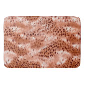 Roos Gold Blush Roze Luipaard Badmat (Voorkant)