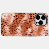 Roos Gold Blush Roze Luipaard Case-Mate iPhone Case (Achterkant (horizontaal))