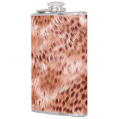 Roos Gold Blush Roze Luipaard Heupfles (Links)