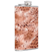 Roos Gold Blush Roze Luipaard Heupfles (Rechts)