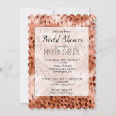 Roos Gold Blush Roze Luipaard Kaart (Voorkant)