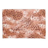 Roos Gold Blush Roze Luipaard Kussensloop (Voorkant-Links)