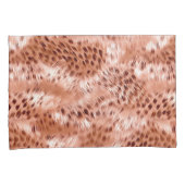 Roos Gold Blush Roze Luipaard Kussensloop (Voorkant-Rechts)