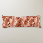 Roos Gold Blush Roze Luipaard Lichaamskussen (Achterkant)