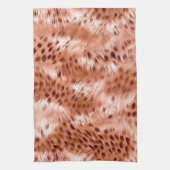 Roos Gold Blush Roze Luipaard Theedoek (Verticaal)