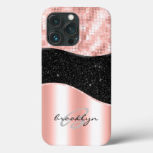 Roos Gold Blush Roze Luxe Monogram