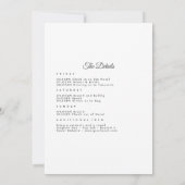 Roos Gold & Blush Roze Reizen Bachelorette Weekend Kaart (Achterkant)