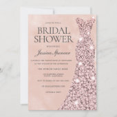 Roos Gold & Blush Roze Vrijgezellenfeest Kaart (Voorkant)