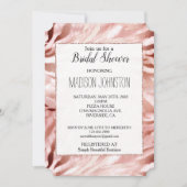 Roos Gold Blush Roze Zebra Kaart (Voorkant)