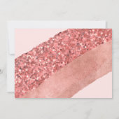 Roos Gold, Blush & Sequin Bridesmaid Kaart (Achterkant)