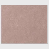 Roos Gold Blush Shimmer Metallic Pink Glitter Cadeaupapier (Vlak)