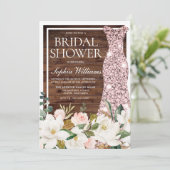 Roos Gold Blush White Border Rustige Vrijgezellenf Kaart (Staand voorkant)