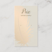 Roos Gold Boho-verhardingsbeeldscherm Visitekaartje (Voorkant)