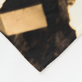 Roos Gold bolvormig Abstract Fleece Deken (Hoek)