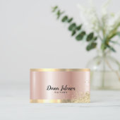 Roos Gold Border Marmer van de Notional Loan Signi Visitekaartje (Staand voorkant)