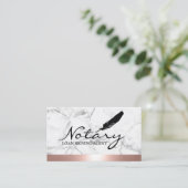 Roos Gold Border Marmer van de Notional Loan Signi Visitekaartje (Staand voorkant)