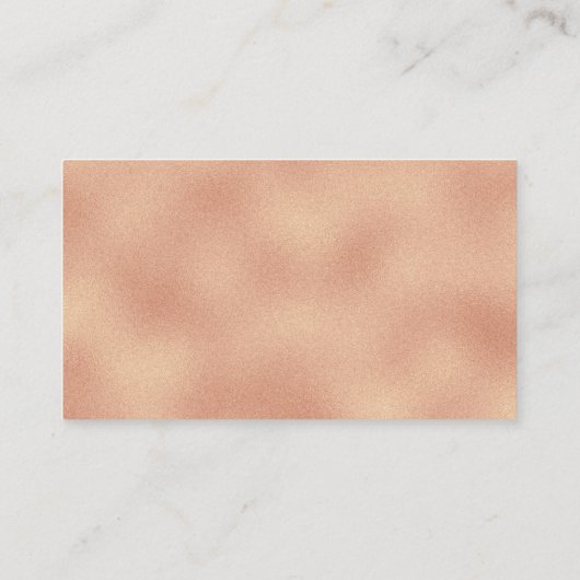 Roos Gold Border Moderne bruiloft website Kaart (Achterkant)