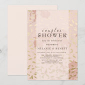 Roos Gold Botanische Koppels Douche Kaart (Voorkant / Achterkant)