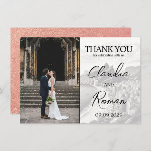 Roos Gold Brazilië Passport Bedankkaart