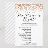 Roos Gold Brida Shower Game - Prijs is de juiste K (Voorkant / Achterkant)