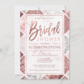 Roos Gold Bridal Shower Kaart (Voorkant)