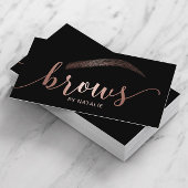 Roos Gold Brows Microblading Salon Typografie Visitekaartje
