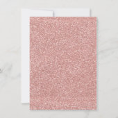 Roos Gold Brunch Bubble Bridal Shower Invitations Kaart (Achterkant)