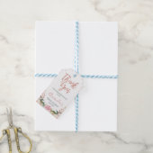 Roos Gold Brunch Bubble Vrijgezellenfeest Cadeaulabel (Met Touw)