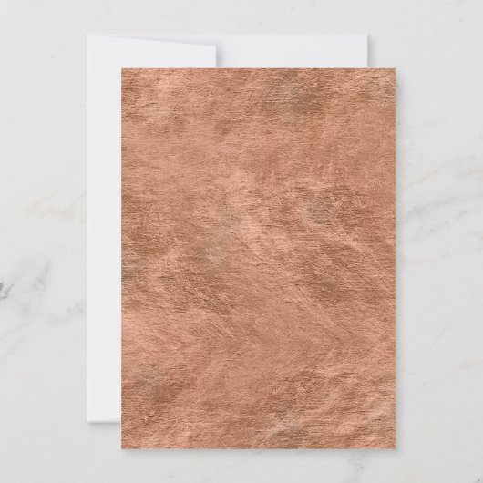 Roos Gold Brunch Bubbly Boho Vrijgezellenfeest Kaart (Achterkant)