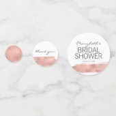 Roos Gold Brushlining Vrijgezellenfeest Table Conf Confetti (Voorkanten)