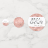 Roos Gold Brushlining Vrijgezellenfeest Table Conf Confetti (Achterkanten)