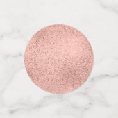 Roos Gold Brushlining Vrijgezellenfeest Table Conf Confetti (Kleine voorkant)