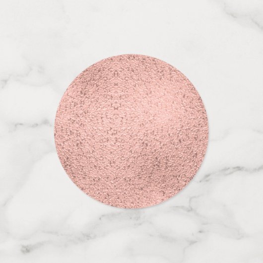 Roos Gold Brushlining Vrijgezellenfeest Table Conf Confetti (Kleine voorkant)