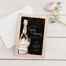 Roos Gold Bubble Champagne Birthday Party