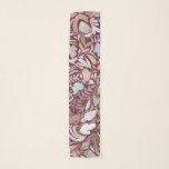 Roos Gold Burgundy Floral Illustration Pattern Sjaal<br><div class="desc">Dit elegante en moderne patroon is perfect voor de stijlvolle en trendy vrouw. Het is voorzien van een faux bedrukte goudfolie van roos, witte, grijze en onbewerkte rode, met de hand getekende bloemen, en van een bladillustratiepatroon. Het is een chic, , uniek en luxe design; ideaal voor de verfijnde en...</div>