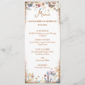 Roos Gold Butterfly Garden Flat Menu (Voorkant)