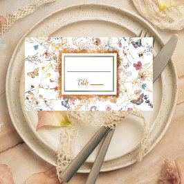 Roos Gold Butterfly Garden Flat Place Card Plaatskaartje