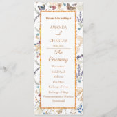 Roos Gold Butterfly Garden Flat Programma Programmakaart (Voorkant)