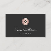 Roos Gold Button | Aanpassingen zeemacht Visitekaartje (Voorkant)