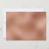 Roos Gold Cake 75th Birthday Invitation Kaart (Achterkant)