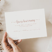 Roos Gold Calligrafie — Hoeveel gamekaart Visitekaartje