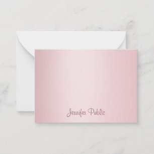 Roos Gold Calligraphy Script Monogram Sjabloon